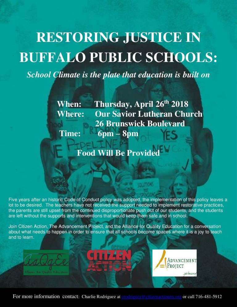 Restoring Justice in Buffalo Public Schools
