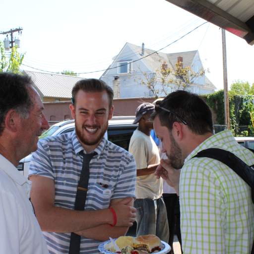 The Open Buffalo community cookout and press conference at Massachusetts Avenue Park on July 28.