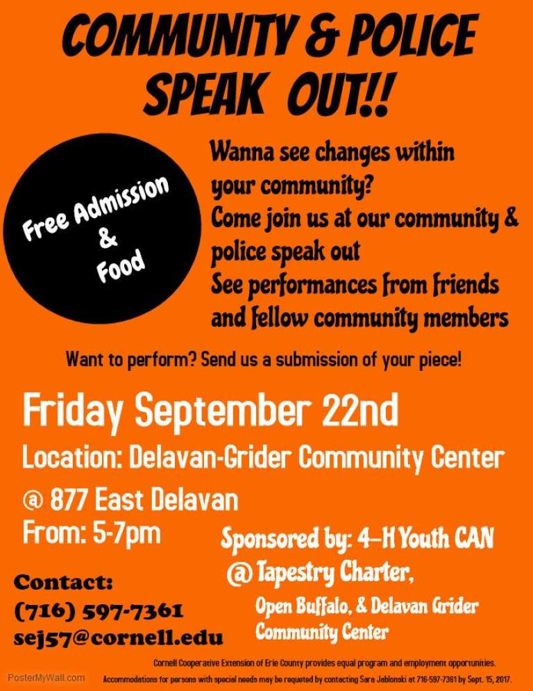 Community & Police Speak Out!!
