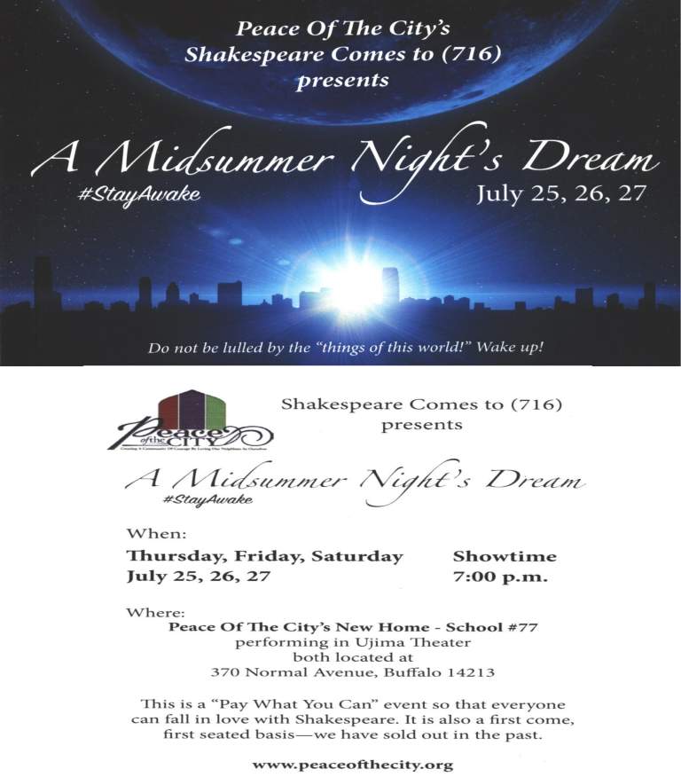 Shakespeare Comes to (716)