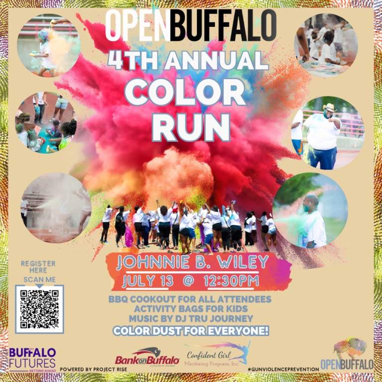 The Annual Open Buffalo Color Run Returns Saturday, July 13!