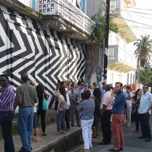 Experiencing street art in the Santurce neighborhood of San Juan.