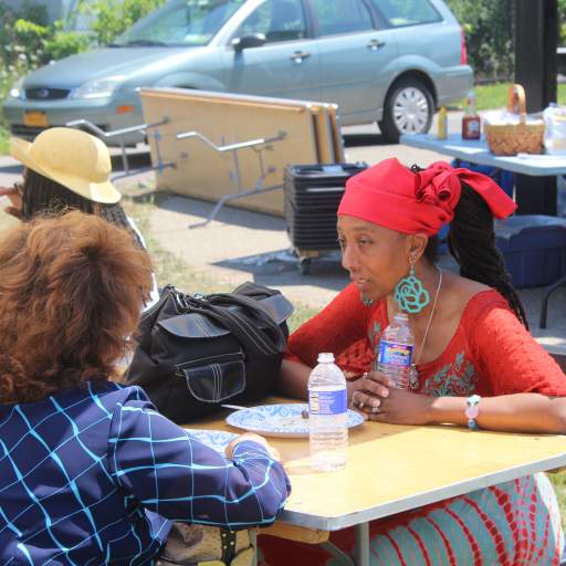 The Open Buffalo community cookout and press conference at Massachusetts Avenue Park on July 28.