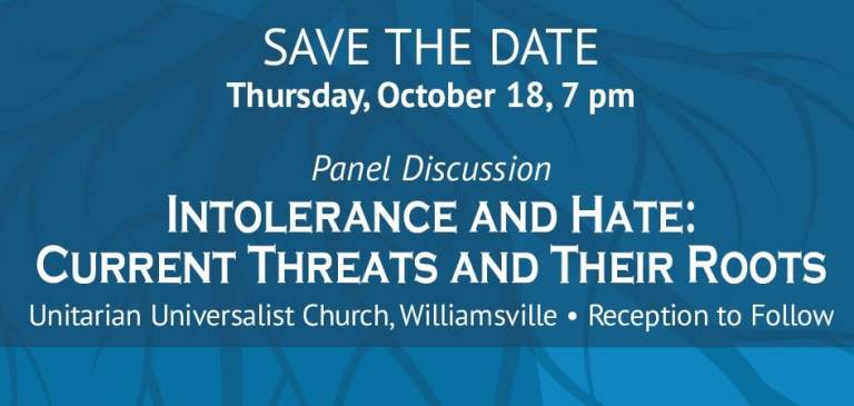 Panel Discussion: Intolerance And Hate: Current Threats And Their Roots