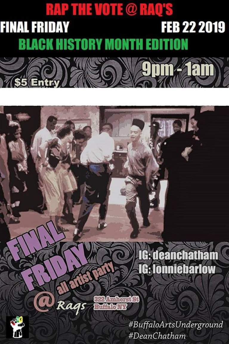 Rap The Vote: Final Fridays at Raq's