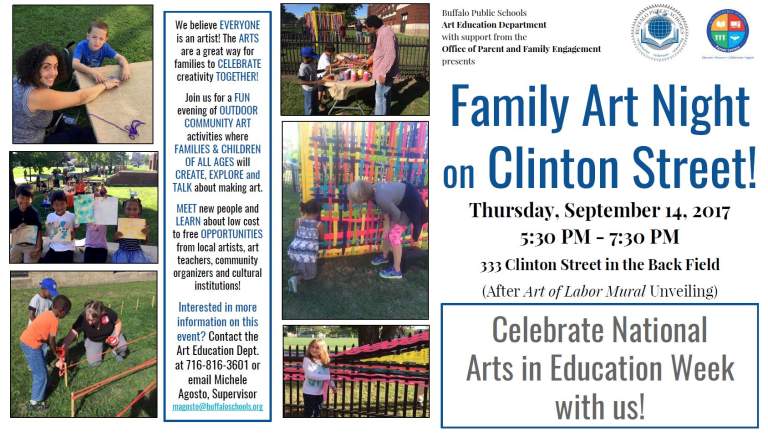 Family Art Night on Clinton Street!