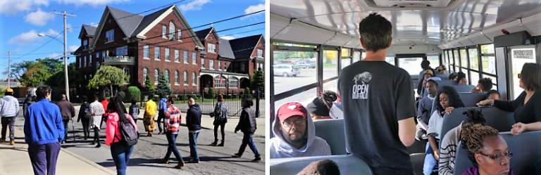 Learning on the Move: Emerging Leaders’ Buffalo Bus Tour