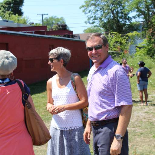 The Open Buffalo community cookout and press conference at Massachusetts Avenue Park on July 28.