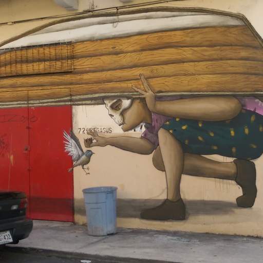 Street art in the Santurce neighborhood of San Juan.
