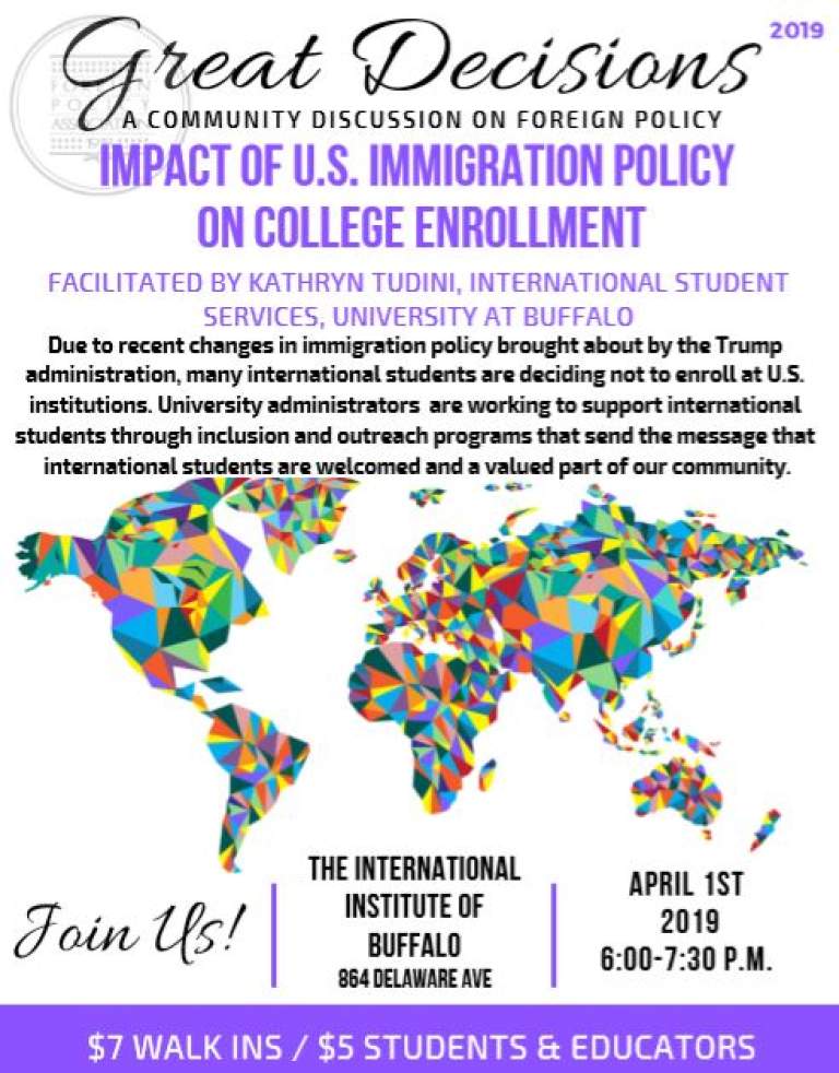 Great Decisions: U.S. Immigration Policy & College Enrollment