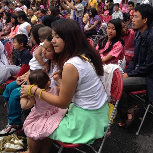 Audience at Water Festival.
