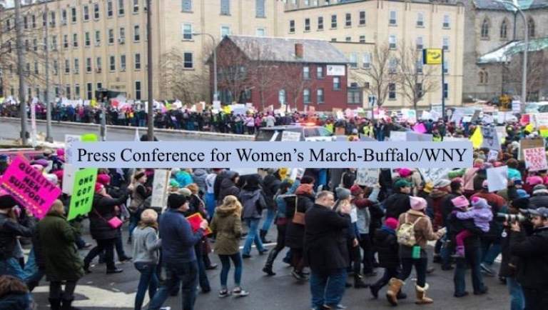 Press Conference for Women’s March-Buffalo/WNY