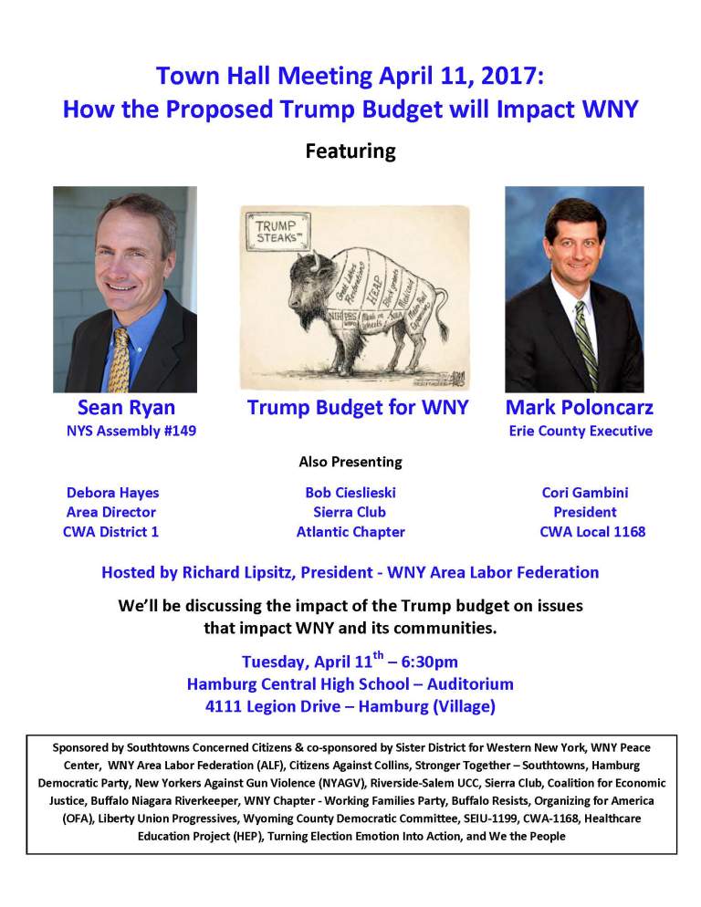 Town Hall Meeting: How the Proposed Trump Budget will Impact WNY