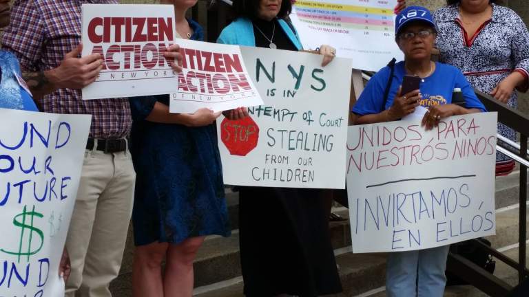 Campaign for Fiscal Equity Press Conference and Rally