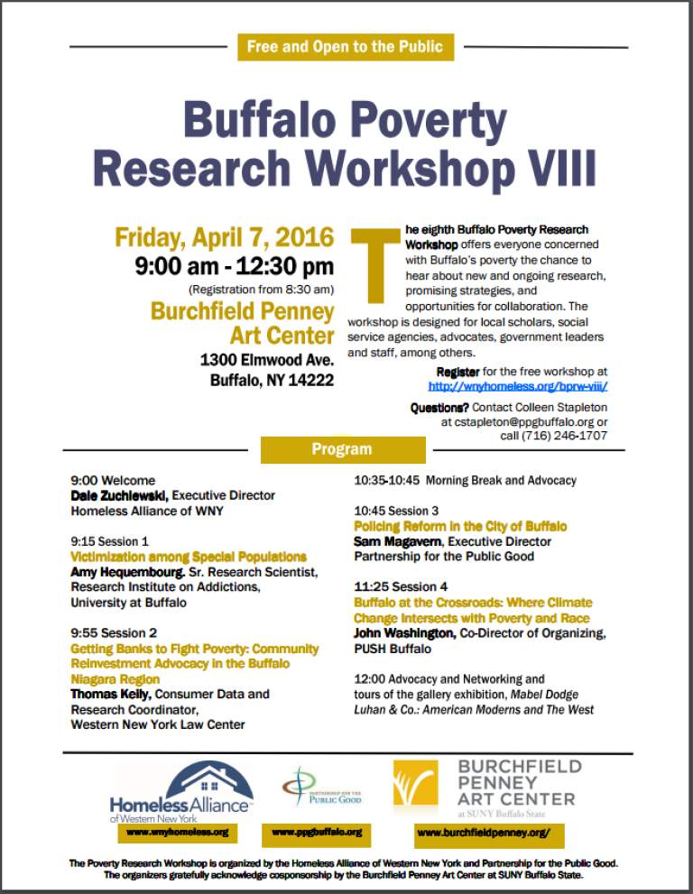 Buffalo Poverty Research VIII Open Buffalo