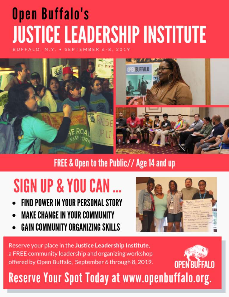 Apply Today: Open Buffalo's First Justice Leadership Institute!