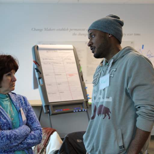 Participants in the Open Buffalo/Dismantling Racism Works workshop, held Jan. 29-30.