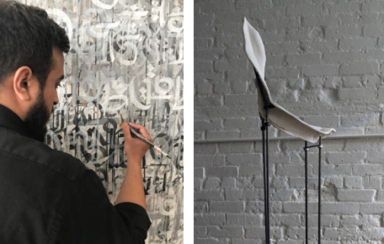 Buffalo Arts Studio: Lux by Muhammad Z. Zaman and Interstitial Castings by Liz Lessner