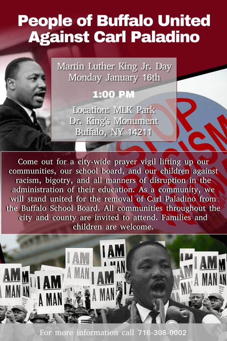 Prayer Vigil: People of Buffalo United Against Carl Paladino