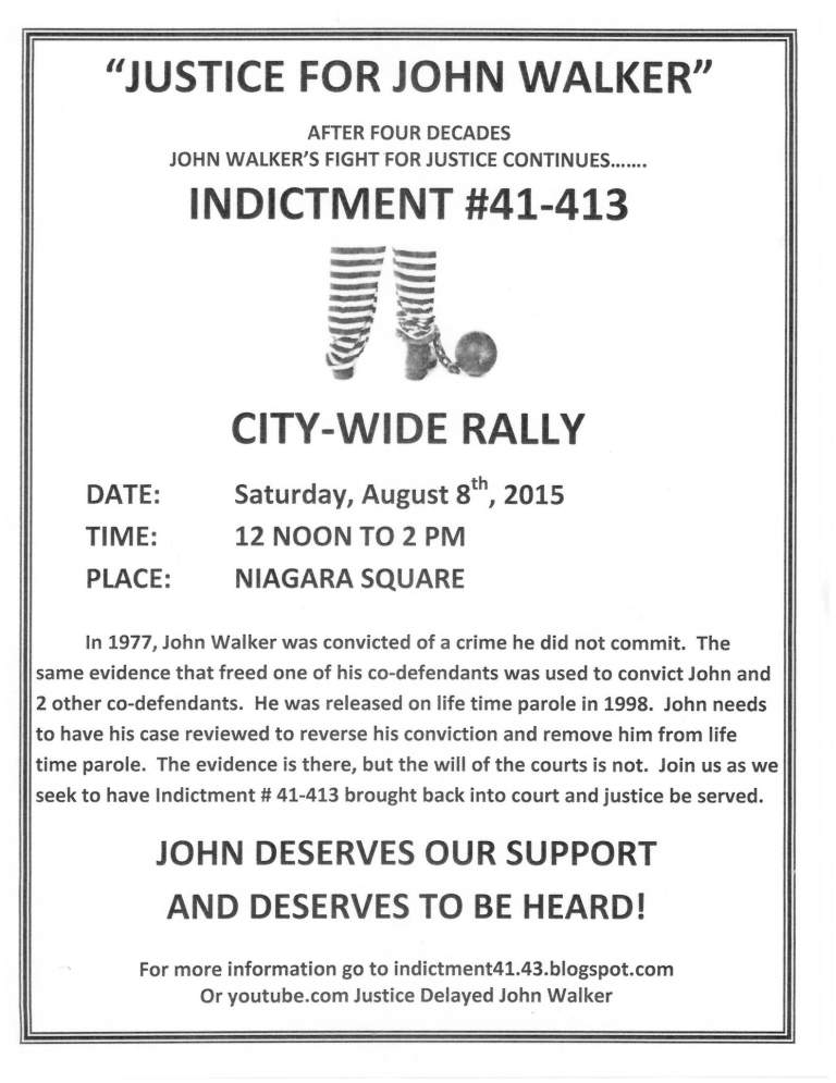 Rally for John Walker