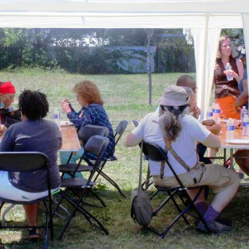The Open Buffalo community cookout and press conference at Massachusetts Avenue Park on July 28.