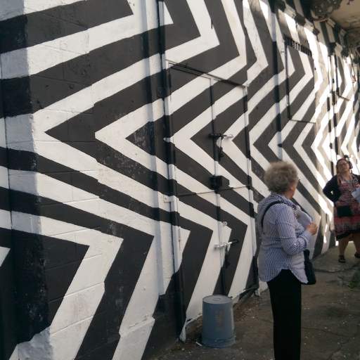 Experiencing street art in the Santurce neighborhood of San Juan.