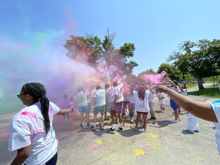 Color Run Was a Fun First for Open Buffalo Youth Action