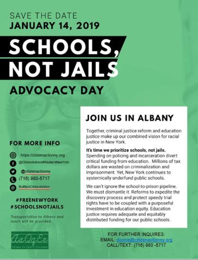 Schools, Not Jails Advocacy Day