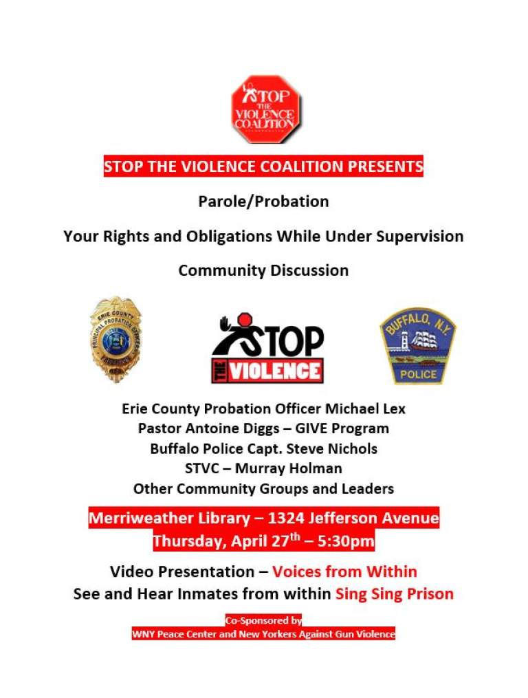 Parole & Probation: Community Discussion - Open Buffalo - Buffalo, NY