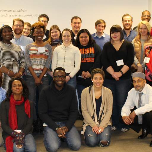 Participants in the Open Buffalo/Dismantling Racism Works workshop, held Jan. 29-30.