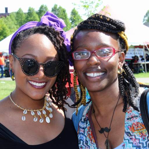 18. Enjoying the Juneteenth festivities in MLK Park.