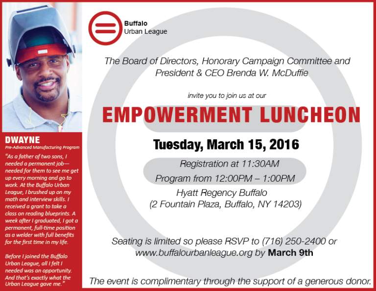 Buffalo Urban League: Empowerment Luncheon