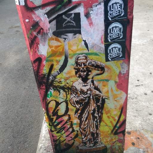 Street art in the Santurce neighborhood of San Juan.