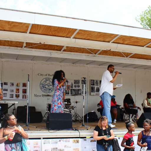 16. Performers on the Juneteenth main stage.