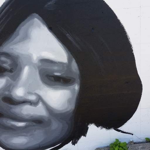 Jerald "Dee Dee" Goldsmith is depicted at the Ray of Light mural.