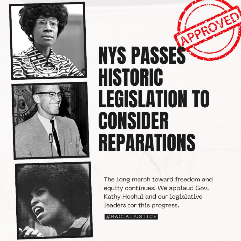 Open Buffalo Applauds Reparations Progress in New York