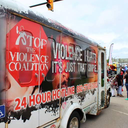 02. Idling before the start of the Juneteenth Parade.
