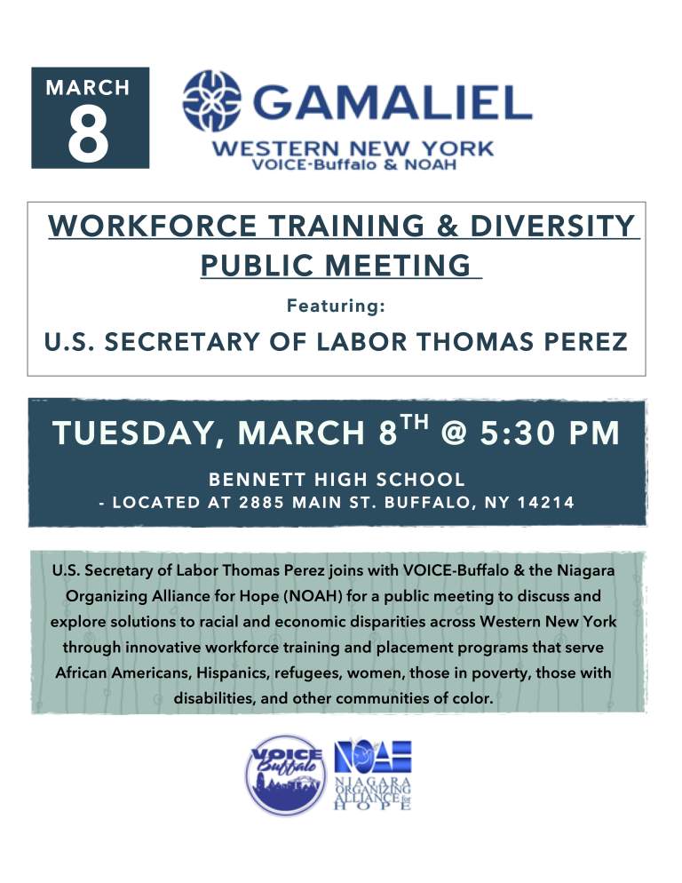Workforce Training & Diversity Public Meeting