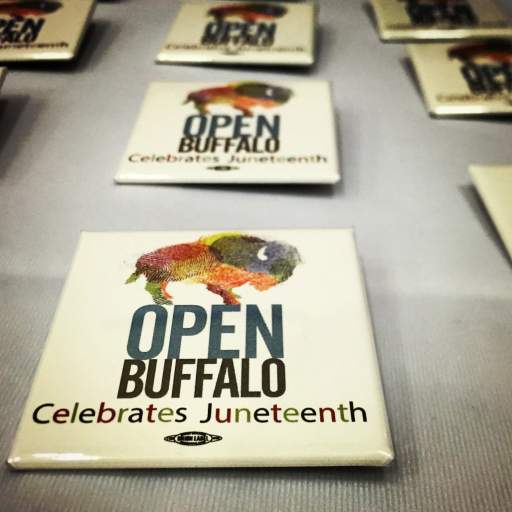 01. A snapshot of Open Buffalo's Juneteenth table display.