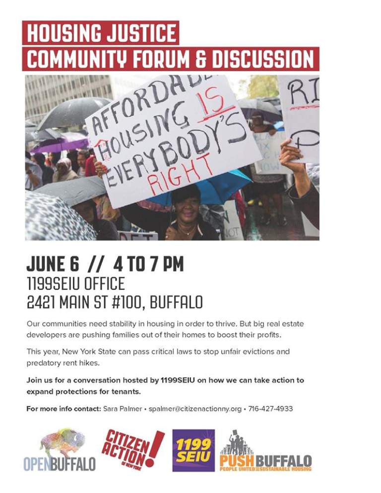 Housing Justice Community Forum & Discussion