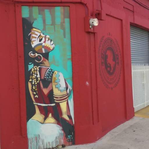 Street art in the Santurce neighborhood of San Juan.