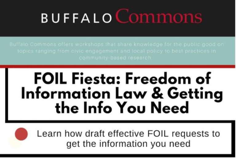 FOIL Fiesta: Freedom of Information Law & Getting the Info You Need