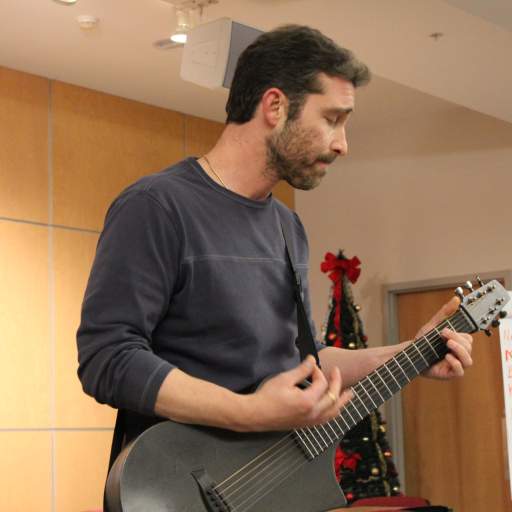 Peter Sorkin puts his musical talents on display at Open Buffalo's Emerging Leaders training.