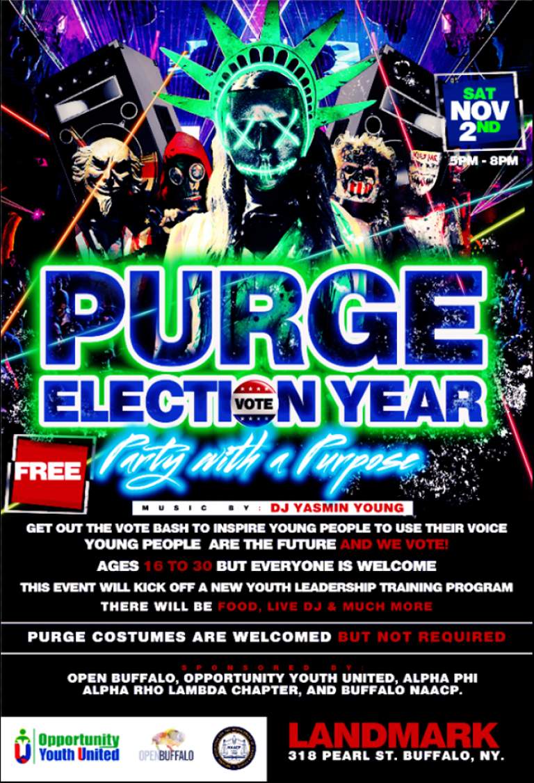 GOTV Election Year Party with a Purpose -- Purge Edition