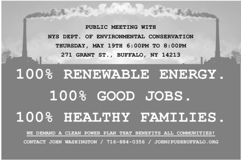 PUSH Hosts DEC Clean Power Plan Event